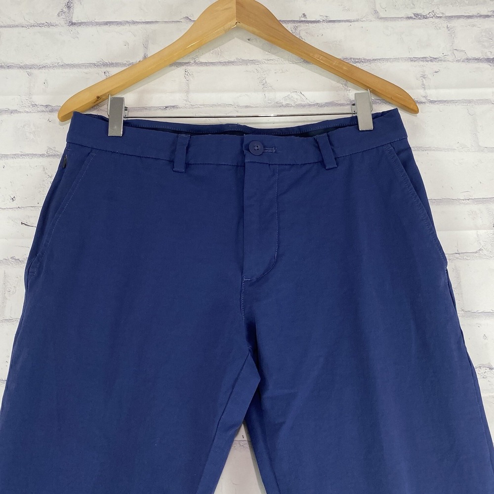 Vineyard Vines Pants Men's 30x32 Chino Blue On the Go 5 Pocket Pants Stretch - Picture 3 of 12